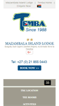 Mobile Screenshot of mazambalaisland.com